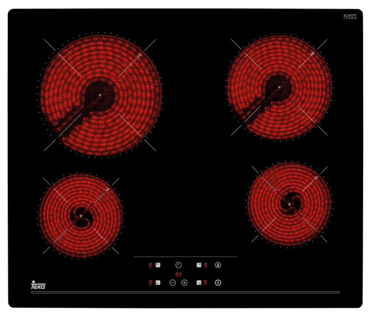 TEKA TB 6415, HiLight-Kochfläche,4 Kochzonen