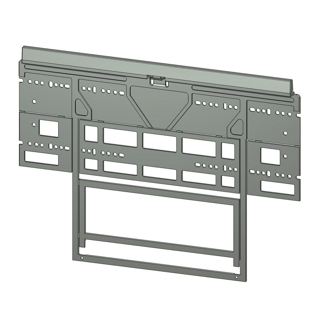 Naber Cox® Base MP1, Montageplatte, für Cox® Base Abfallsammler, hellgrau