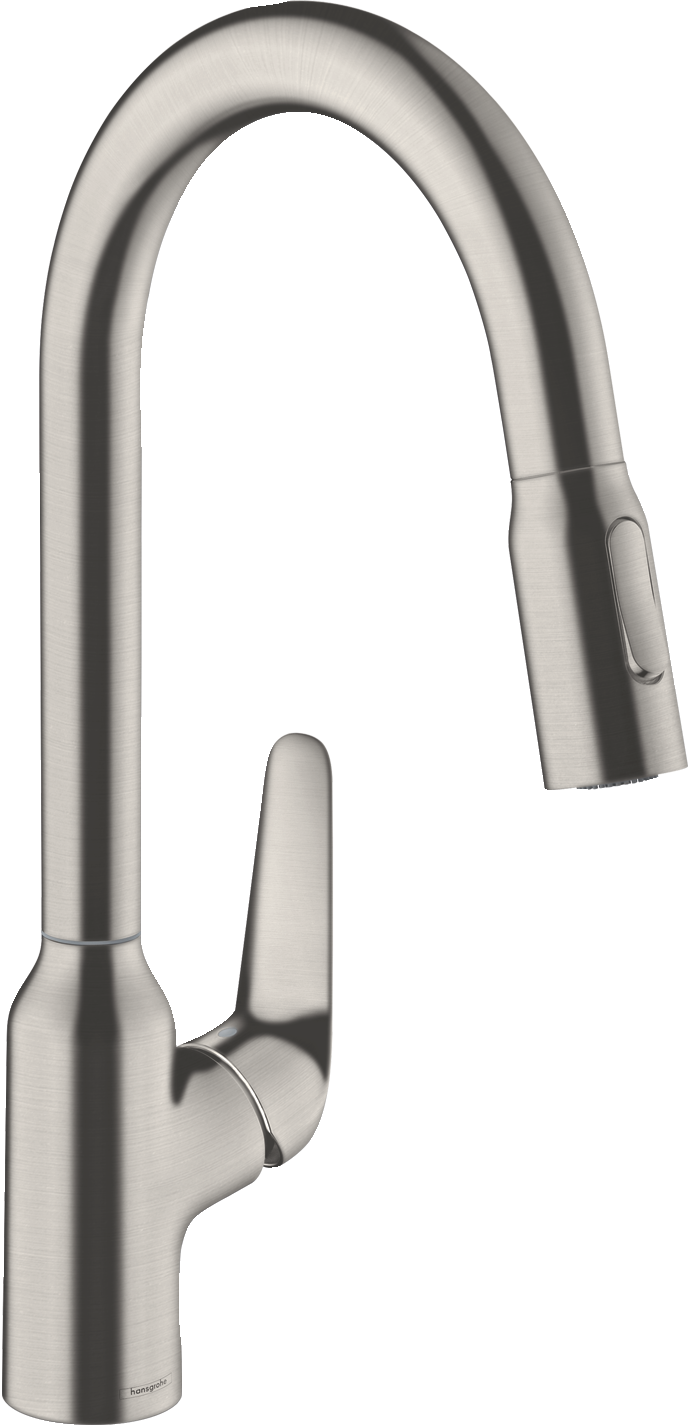 hansgrohe Focus M42 Einhebel-Küchenmischer 220, Ausziehbrause, 2jet, sBox