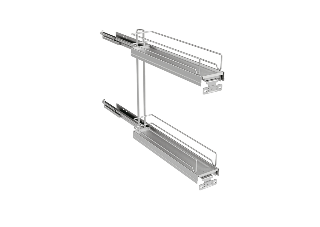 Naber VS SUB Slim Ablage, Etagenauszug, silber