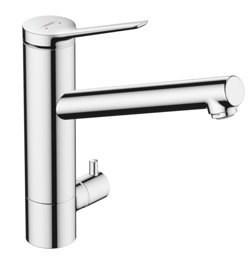 hansgrohe Zesis M33 Einhebel-Küchenarmatur, 200, Geräteabsperrventil, 1 Strahlart Chrom