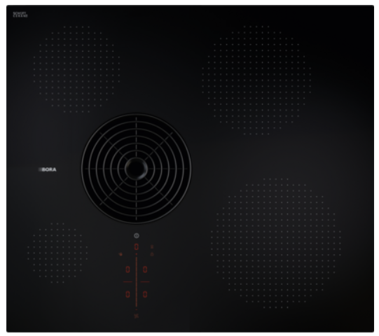 S Pure Induktions-Kochfeld mit integriertem Kochfeldabzug - Abluft