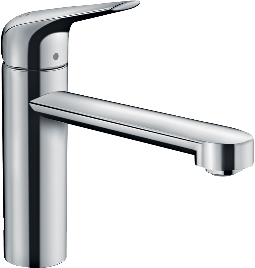 hansgrohe Focus M42 Einhebel-Küchenmischer 120, Niederdruck/offene Warmwasserbereiter, 1jet