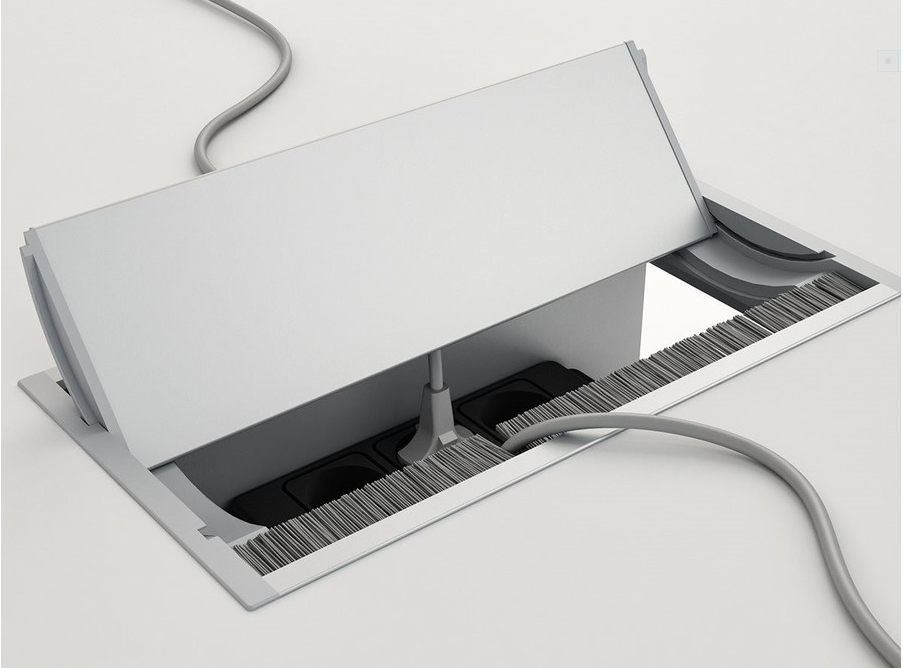 m3 bürosysteme Swing-Flap Kabelwippe